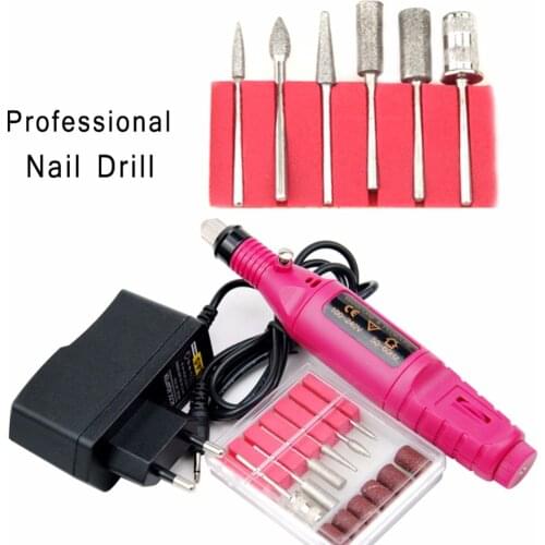 Professional Electric Nail Drill Bits Set Cutters For Manicure Tools Nail Drill Machine Nail Art Apparatus For Manicure Machine