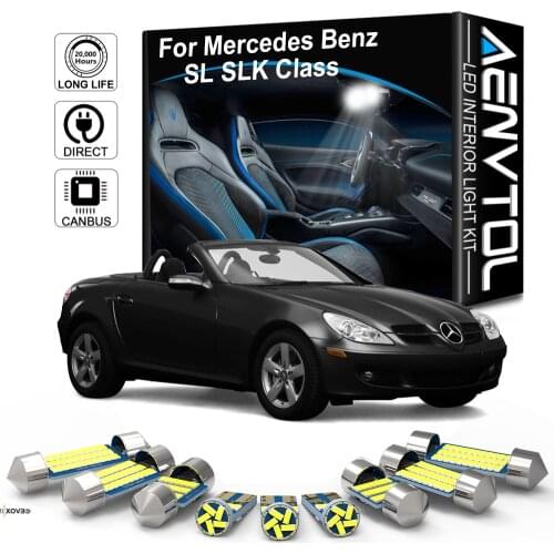 AENVTOL Canbus For Mercedes Benz SL Class R129 R230 SL55 SL500 SLK Class R170 R171 R172 SLK55 SLK230 SLK350 Car Interior Lights