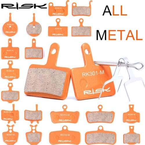 All Metallic Bicycle Disc Brake Pads for Shimano XT XTR M8000/Sram/Avid/Magura/Giant/Formula Disc Brake Pads 1 Pairs