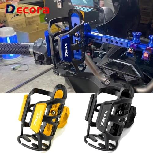 For YAMAHA TMAX530 TMAX500 TMAX T-MAX 500 530 560 T-MAX530 Hot Deals Motorcycle CNC Beverage Water Bottle Drink Cup Holder Mount