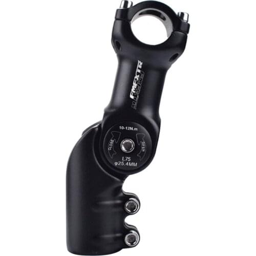 FMFXTR Adjustable Angle Bicycle Handlebar Raiser 25.4X55mm Handlebar Stem Riser Aluminum Alloy Front Fork Stem Adapter