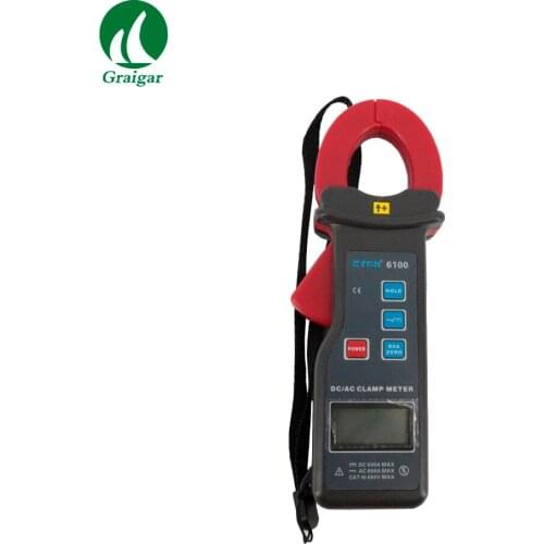 ETCR6100 Peak value capture hold function, press HOLD without Release to display peak value