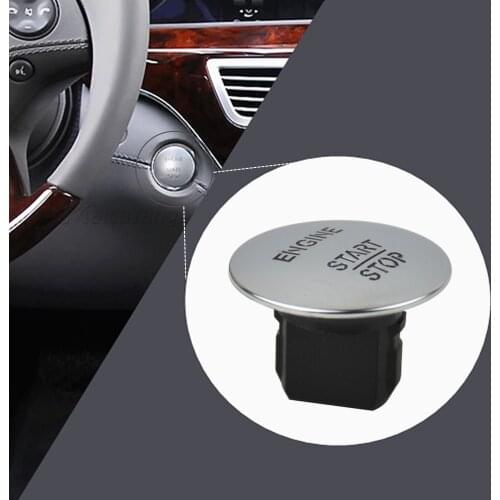Engine Ignition Start Stop Button Switch For Mercedes-Benz C250 C300 C350 A2215450114 A2215450514 One-click Start Keyless Button
