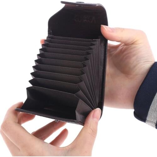 Card Holder Leather Purse For Cards Case Wallet For Credit ID Bank Card Holder