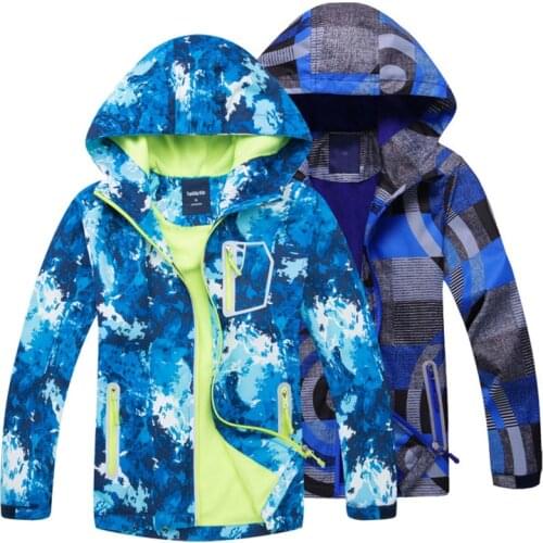 Fashion Boys Jackets 2020 Winter Warm Kids Girl Outerwear Waterproof Windproof Hooded Jackets For Childrens Polar Fleece Coats