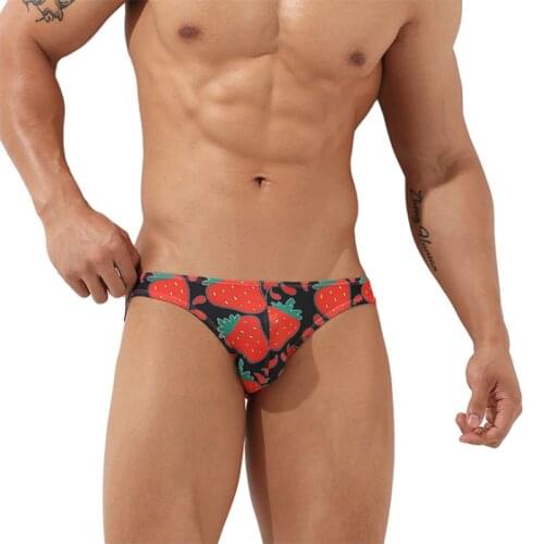 Male underwear ropa interior hombre printed sexy underwear men low-rise gay underpants bikinis cuecas briefs men slip hombre