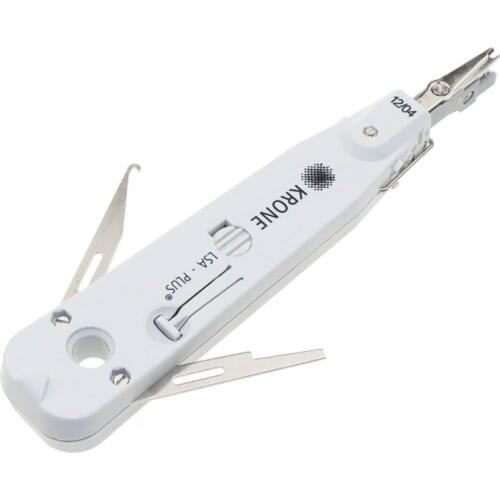 High Quality Red KRONE LSA-Plus Punch Down Tool Kit with Sensor for Telecom Phone RJ11 Wire Ethernet Network Cat5 RJ45 Cable