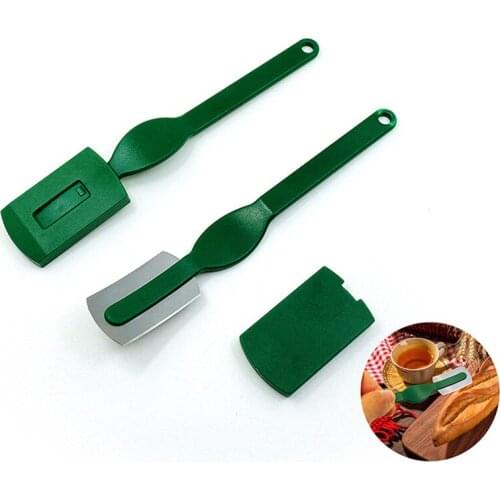 Baguette Bread Slicing Knife Practical European patisserie Bread Cutter Pastry Cutting Tools With Carbon Steel Blade PP Shank