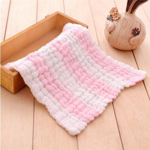 6 Layers Cotton Soft Baby Towels Face Towel Handkerchief Bathing Feeding Face Washcloth Wipe Burp Baby Stuff