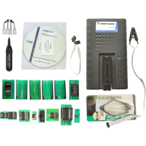 TNM5000 JTAG EEPROM programmer+10pcs sockets,Laptop/notebook io Programmer,for general use and vehicle electronic part repair