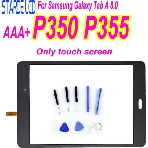 For Samsung Galaxy Tab A SM-P350 P355 P350 SM-P355 Touch Screen Digitizer LCD Front Glass Sensor+Adhesive