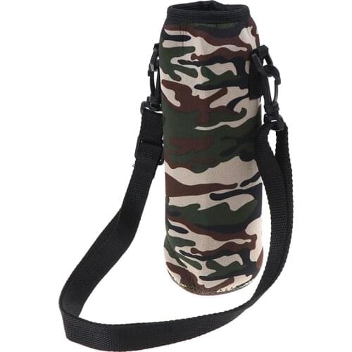 1000ml Tactical Water Bottle Pouch Military Kettle Bag Camping Hiking Travel Survival Kits Holder