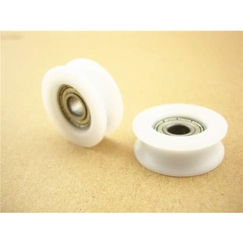 High quality polyformaldehyde POM coated ball bearings 696zz embedded bearing +U groove Total Diamater: 6*24*9mm