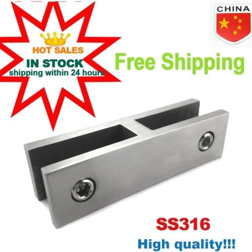 YL low price 180 degree glass clamp suit for glass 10mm