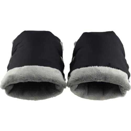 Winter Stroller Gloves Waterproof Pram Warm Stroller Glove Soft Hand Muff Newborn Baby Strollers Accessories