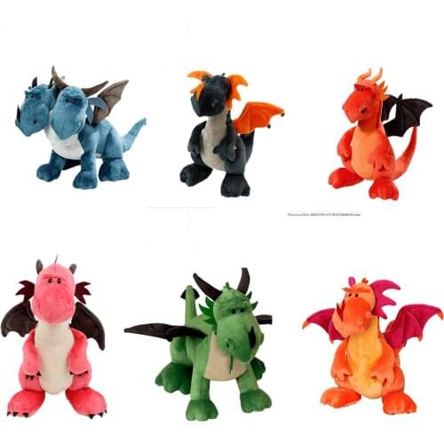 35CM Dinoseur Plush Toys Double-headed Animals Stuffed Dolls Cartonn Two head Dragen For Children Kids Boys Gift