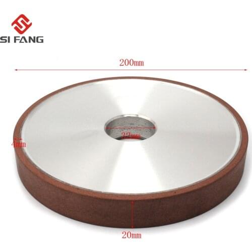 200mm diamond disc sharpening 150/180 Grits Flat Resin Bond Grinding Wheels Power Tool For Carbide Abrasive Tools 200*20*32*4mm