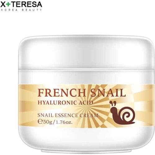 Snail Face Cream Hyaluronic Acid Anti-Wrinkle Anti-aging Facial Whitening Day Cream Collagen Moisturizer Nourish Korea Skin Care