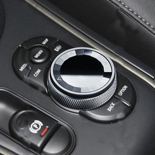 Car Knob Cover Multimedia Buttons Cover iDrive Stickers for BMW MINI Cooper Clubman Countryman F54 F55 F56 F57 F60