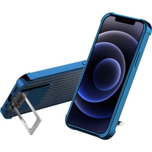 Armor PC Shockproof Phone Cover For iPhone 12 Pro Pro max mini Durable Ring Stand Holder Case For iPhone 12 Pro Back Cover