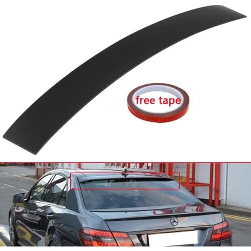 Black Car Rear Roof Trunk Boot Lip Spoiler Wing Window Lip ABS New Fit For Mercedes For Benz E Class W212 Sedan