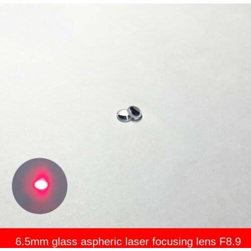 D6.5 Focal Length 8.9 Molded Glass Aspheric Lens Optical Collimation Laser Tube Module Focus Lens