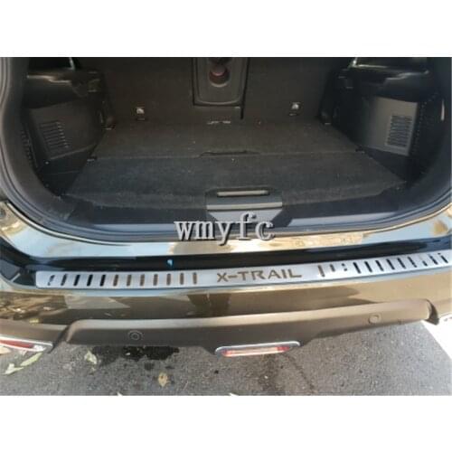 For 2014-2018 2019 2020 Nissan X-Trail XTrail T32 Ultrathin Stainless Rear Bumper Protectors Sill Exterior Guard Pedal Accessory