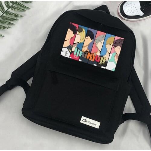 Haikyuu bolsas mochilas bagpack laptop designer kawaii bolso mujer schoudertassen backpack