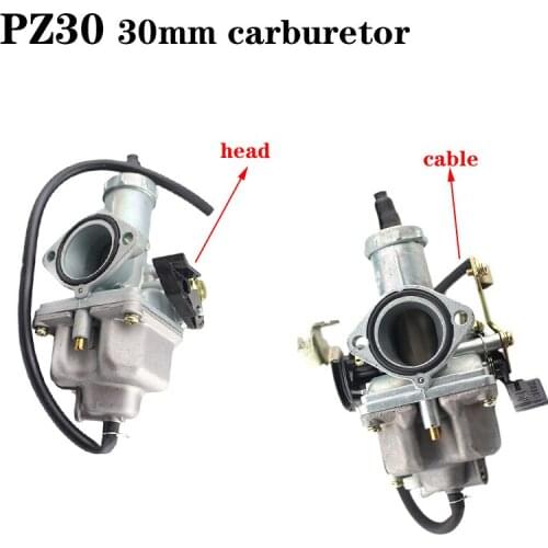 PZ30 30mm Carburetor Accelerating Pump Racing for 200Cc 250Cc for Keihin ABM IRBIS TTR 250 with Throttle Cable
