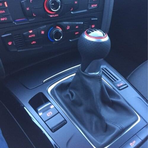 FaroeChi Brand New Look A Perfect Replacement Leather Gear Shift Only Knob for Audi A4 8K type from 2007 to 2015