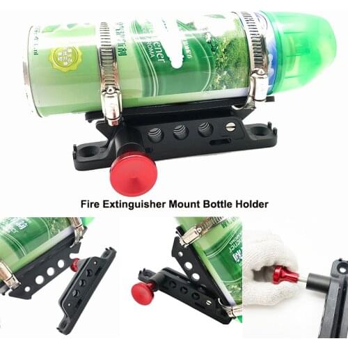 2020 NEW Fits Jeep Wrangler Fire Extinguisher Mount Bottle Holder Aluminum For Jk Jku Jl Utv Roll Bar taxi Fire
