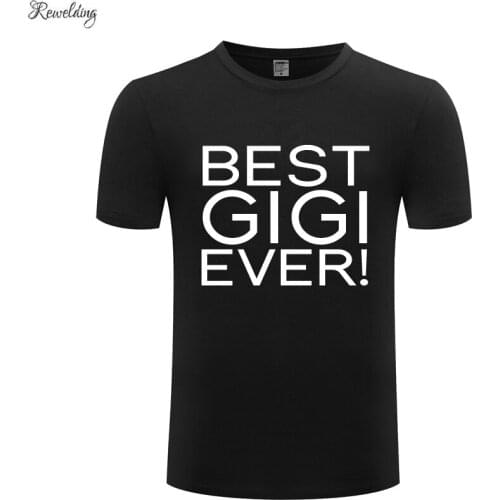 Best Gigi Ever - Best Gift for Grandma Mens T-Shirt T Shirt Men Summer New Short Sleeve O Neck Cotton Casual Top Tee