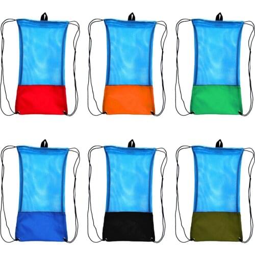 Scuba Diving Dive Gear Regulator Snorkel Mask Beach Travel Mesh Storage Carry Bag, Various Colors/Sizes