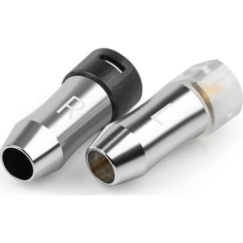 5pair Earphone Pin Minijack Metal Adapter For IE8 IE8I IE80 HiFi Headset 2 Pin Socket Audio Jack Wire Connector Plug