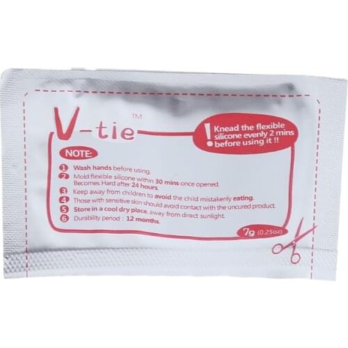 5pc 5 colors heat-seal fix and liquid silicone V-tie DIY Universal Colorful Digital Outdoor Tools for repair glue sugru Dropship