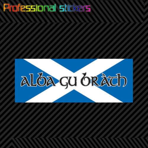 Scotland Forever Sticker Die Cut Vinyl Alba Gu Brath Brath Scottish Independence for Car, Laptops, Motorcycles, Office Supplies
