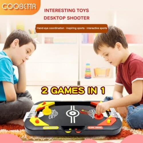 Mini Desktop Soccer Ice Table Game Interactive Hockey Toys Desktop Battle Leisure Children Educational Indoor Game Kids Gift