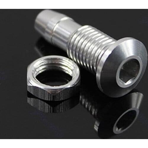 D7WF New Aluminum Water Outlets Thread With O-ring Screws For Large RC Boat M8
