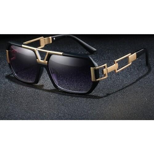 New Arrival Fashion Luxury Square Big Frame Sunglasses For Women Men Classic Retro Outdoor Driving Fishing Sun Glasses Mirror