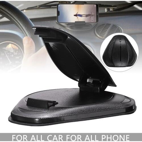 POHIKS Adjustable HUD Car Dashboard Phone Holder GPS Clamp Clip Stand for Cell Phone GPS 3.0-7.0 inch Accessories