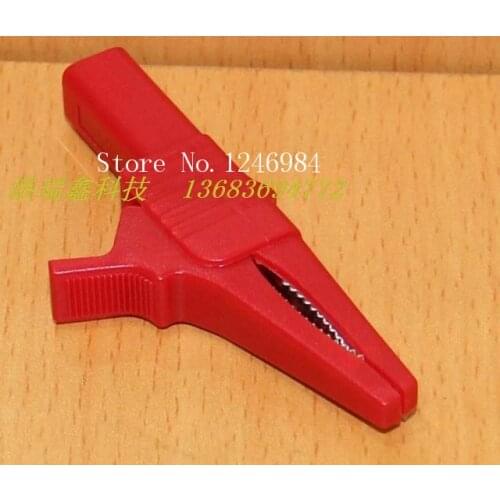 [SA]Fish head clip alligator clip battery clip insulated banana plugs can be inserted clip 4MM A-8102--20pcs/lot