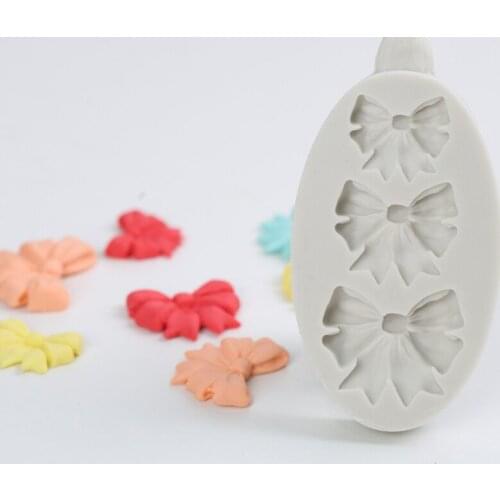 Bowknot Silicone Mold Fondant Mould Cake Decorating Tool Chocolate, Gumpaste Mold, Sugarcraft ,Kitchen Gadget
