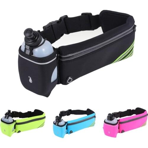 NEWBOLER Mens Running Fanny Pack Sports Belt Bag Lovers Walking Camping Cycling GYM Waist Bags Phone Holder Running Accessories