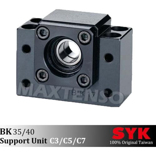 SYK Support Unit Professional BK35 BK40 Fixed-side C5 C7 with BF35 BF40 for ball screw TBI sfu Premium CNC Parts