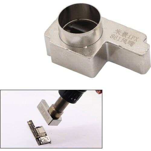 QUICK 861DW 2008 Series Heat Gun Nozzle Sleeve for iPhone X Motheboard Desoldering Repair for TR1300A 2008 Hot Air Station