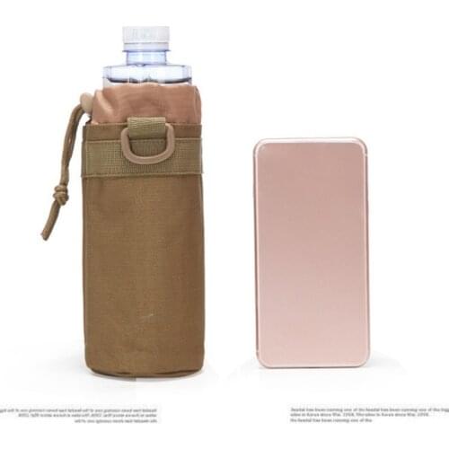 Outdoor Pocket Water Bottle Bag Camping Hiking Riding Accessory Kettle Bag for MOLLE Backpack Equipments