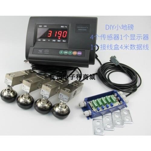 Mini Truck Scales with Pieces XK3190-A12E Display guang ce Sensor DIY Loadmeter Trailer