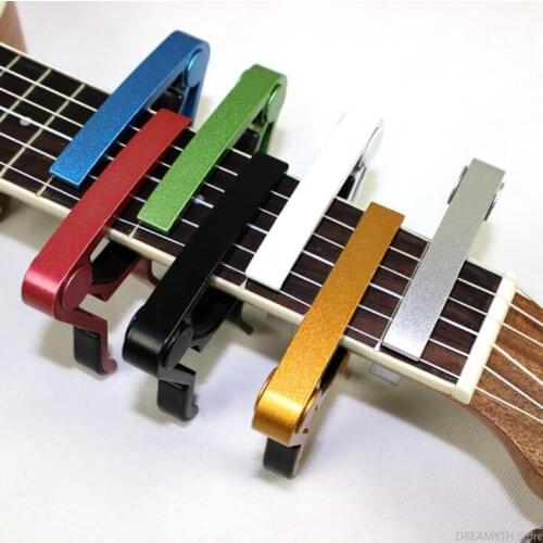 High quality Single-handed Acoustic Electric Guitar Capo Tune Clamp Trigger - Material Metal 100PCS
