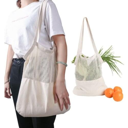 1pc Mesh Net Turtle Bag String Shopping Bag Reusable Fruit Storage Handbag Totes /BY