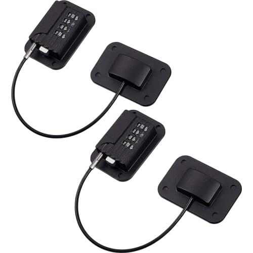 2 Pack Refrigerator Lock Combination Coded,Fridge Lock for Kids Safe, Child Safety Cabinet Window Locks, Baby Door Lock